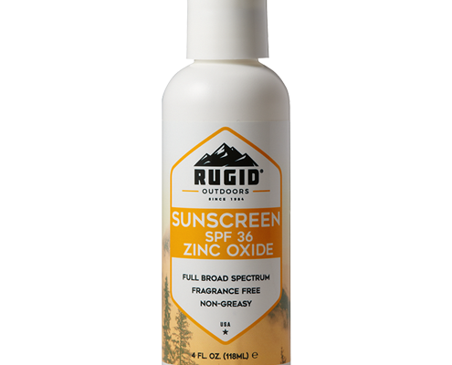 4oz rugid zinc oxide sunscreen spf 36