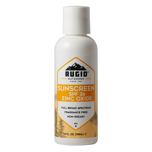 4oz rugid zinc oxide sunscreen spf 36