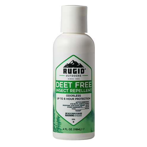 4oz rugid deet free insect repellent